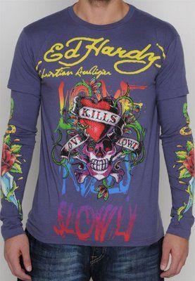 Ed Hardy shirts men-534